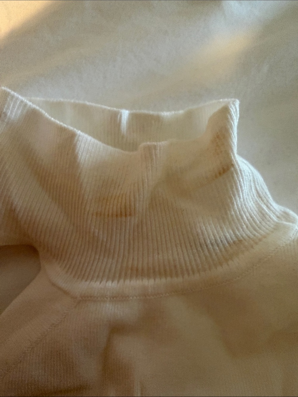 superdown Ribbed Mock Neck Tank - White - Picture 3 of 4